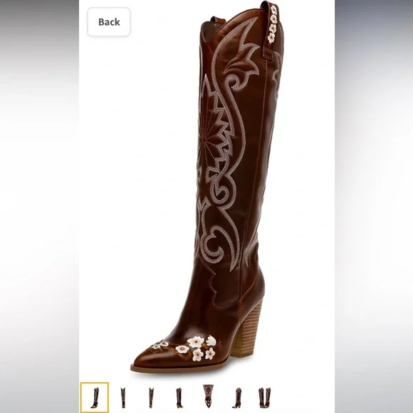 Steve Madden womens Lashes Western Boot, size 8 , new with tags - Picture 4 of 4